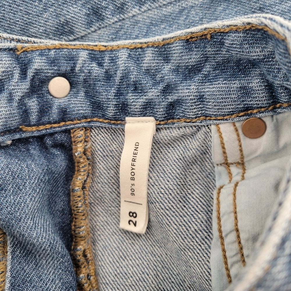 Pascun Eco Yin & Yang Boyfriend Jeans Hi‎ Rise Size 28 - Picture 3 of 5